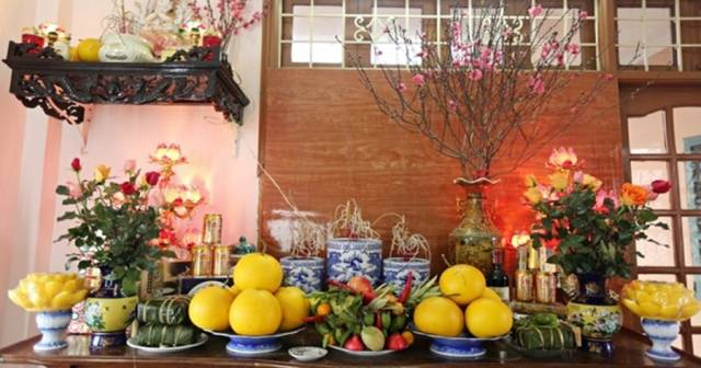 Cách bày hoa quả bàn thờ đẹp mắt, trang nghiêm