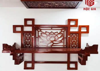 Mẫu bàn thờ treo tường đẹp 2020 - Chưa bao gồm ám khói