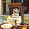 Bộ bàn thờ Thần Tài Hiện đại Sứ vàng ngà HD999388 - Hình ảnh 2