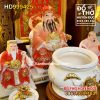 Bộ Bàn Thờ Thần Tài Mái Chùa Đồ Thờ Bạch Ngọc Kim Sen HD999425 - Hình ảnh 4